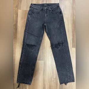 AMERICAN EAGLE LOW RISE STRAIGHT JEANS - LIKE NEW! - SIZE 4L